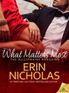 Imagen de portada para What Matters Most
